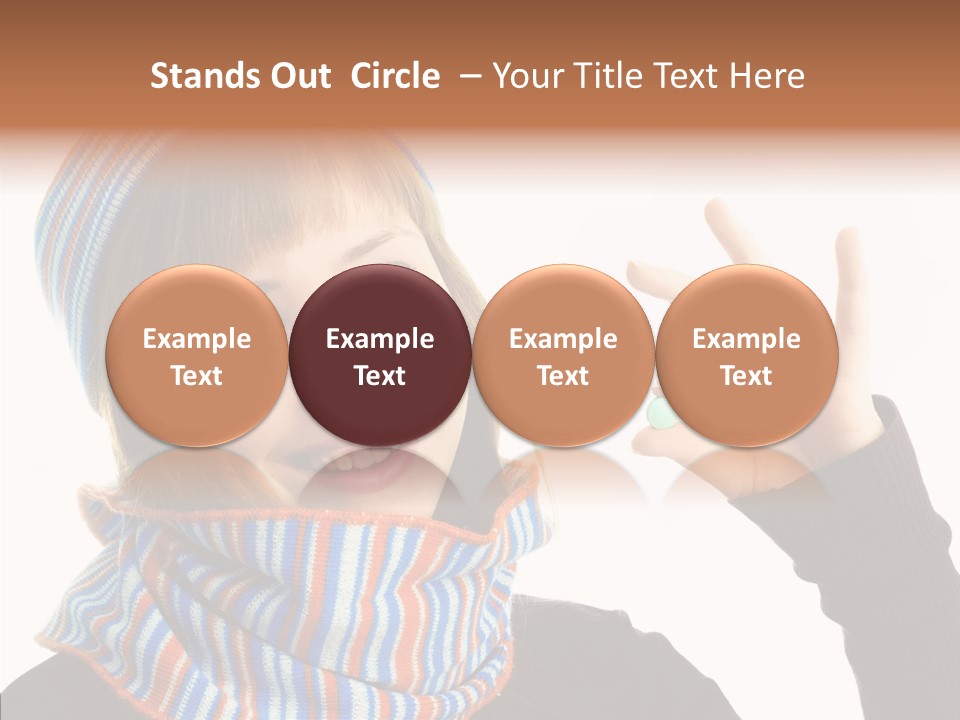 Health Healthy Portrait PowerPoint Template