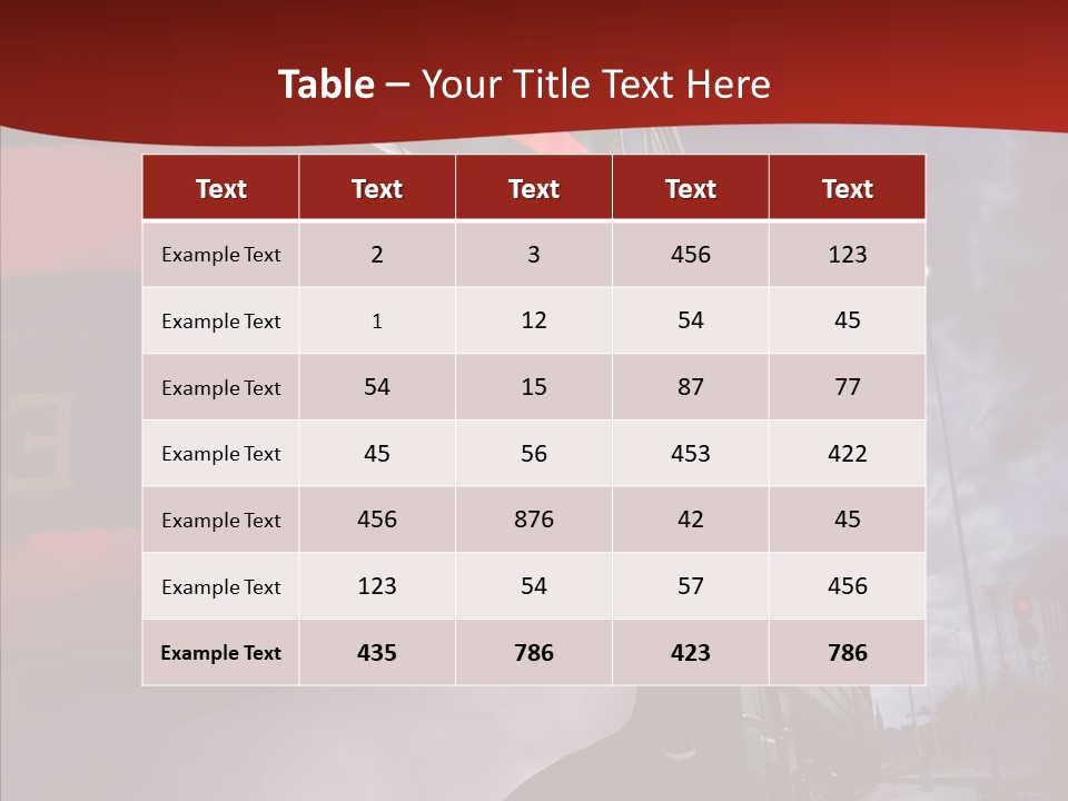Direction Travel Engine PowerPoint Template