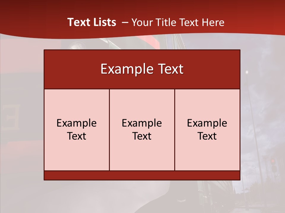 Direction Travel Engine PowerPoint Template