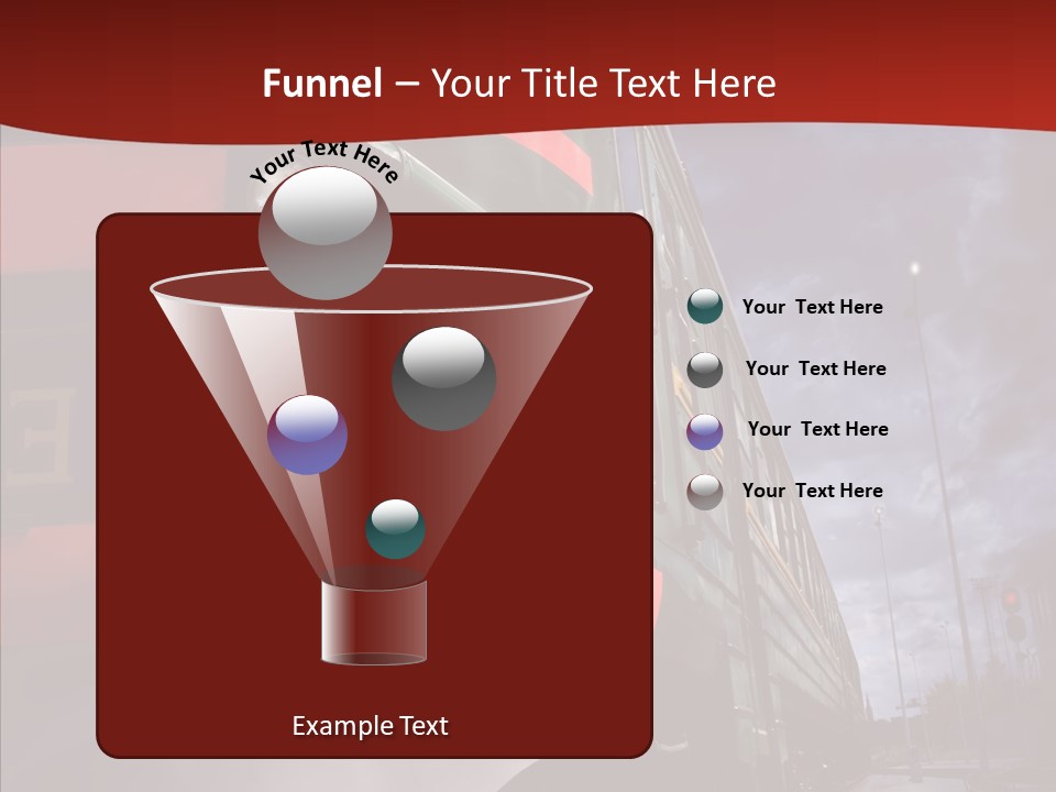 Direction Travel Engine PowerPoint Template