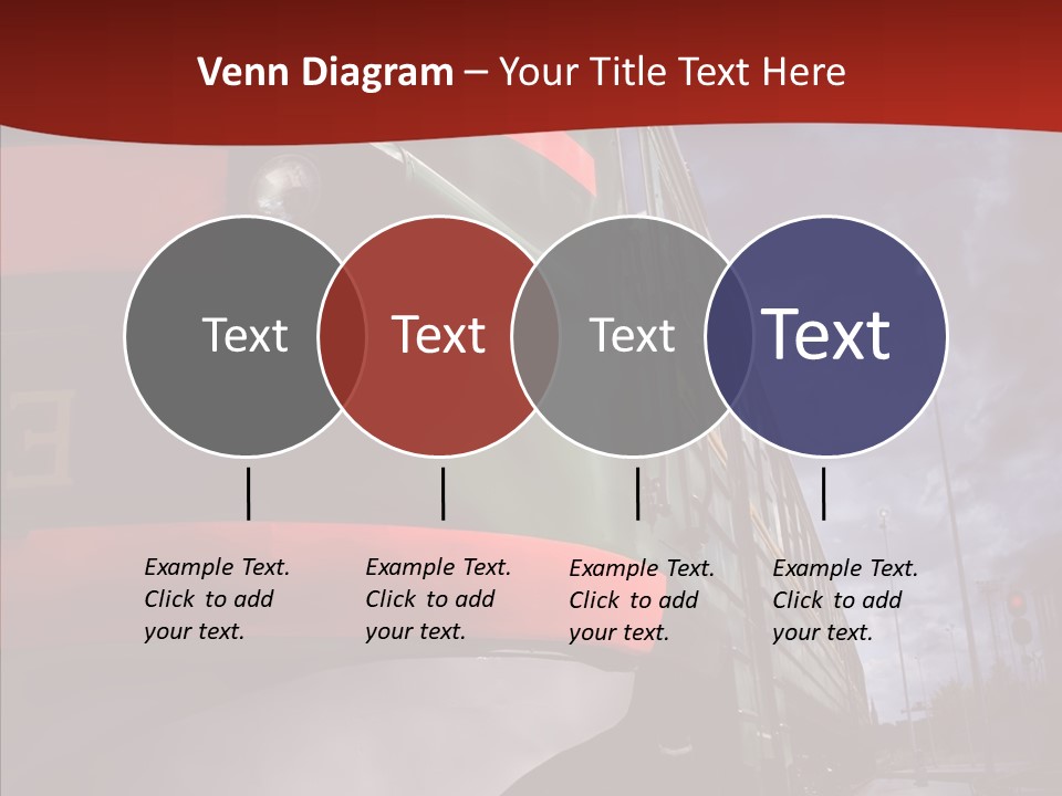 Direction Travel Engine PowerPoint Template