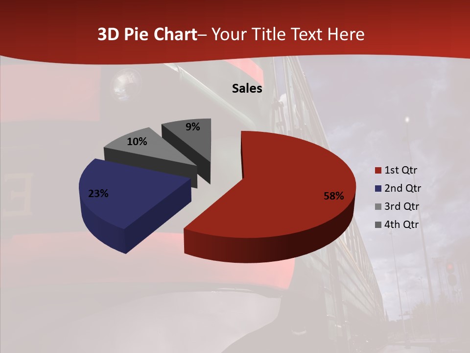 Direction Travel Engine PowerPoint Template