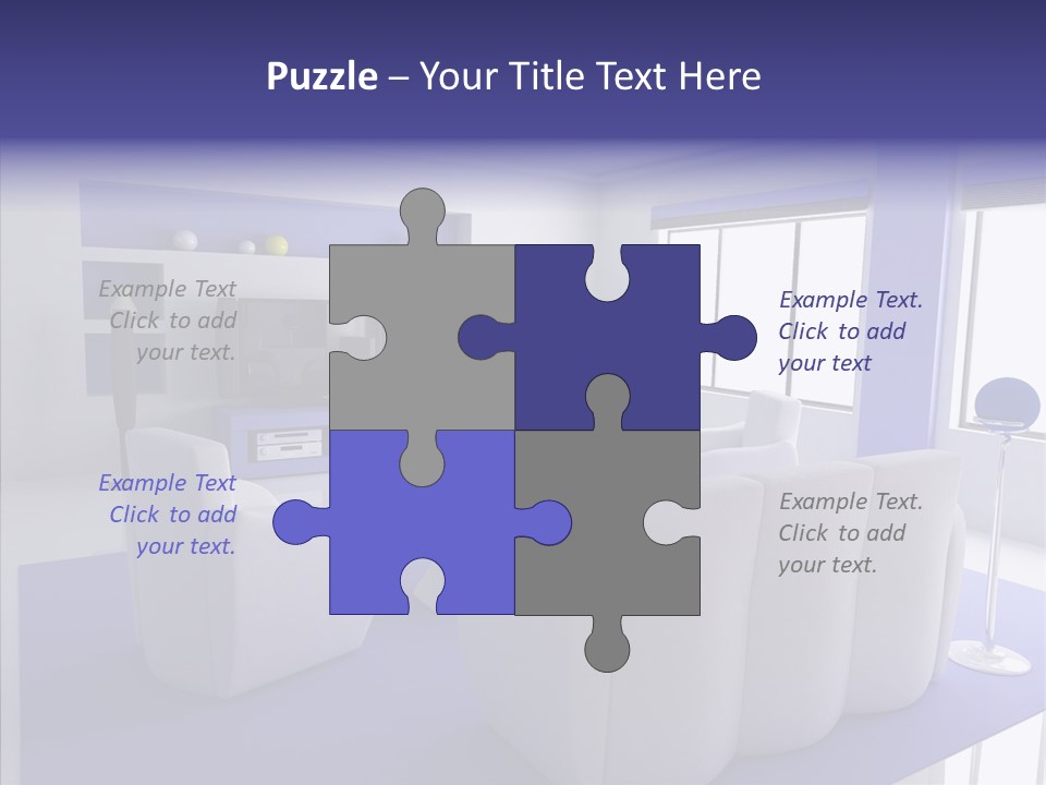 Decor Lifestyle Armchair PowerPoint Template