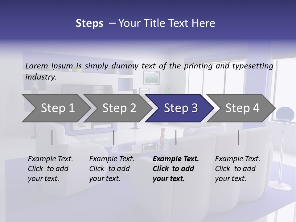 Decor Lifestyle Armchair PowerPoint Template