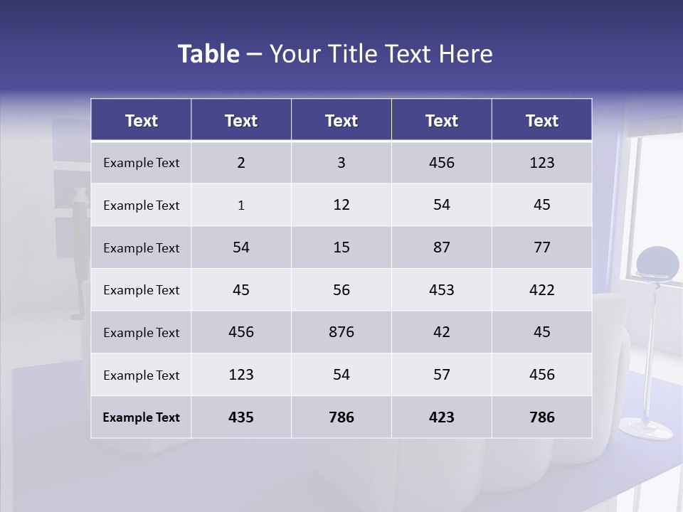 Decor Lifestyle Armchair PowerPoint Template