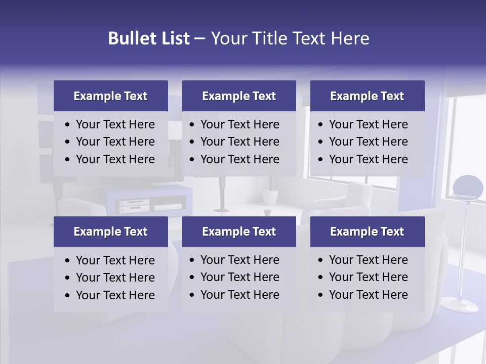 Decor Lifestyle Armchair PowerPoint Template