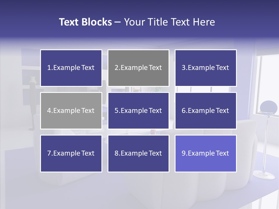 Decor Lifestyle Armchair PowerPoint Template