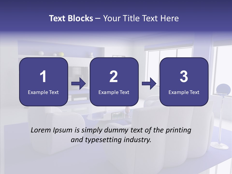 Decor Lifestyle Armchair PowerPoint Template