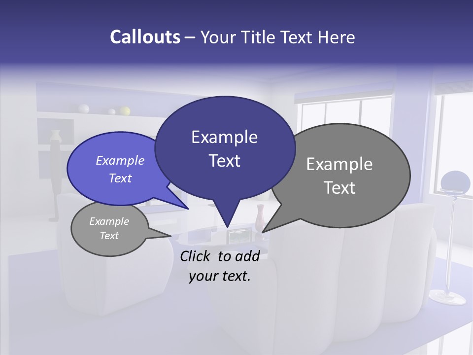 Decor Lifestyle Armchair PowerPoint Template