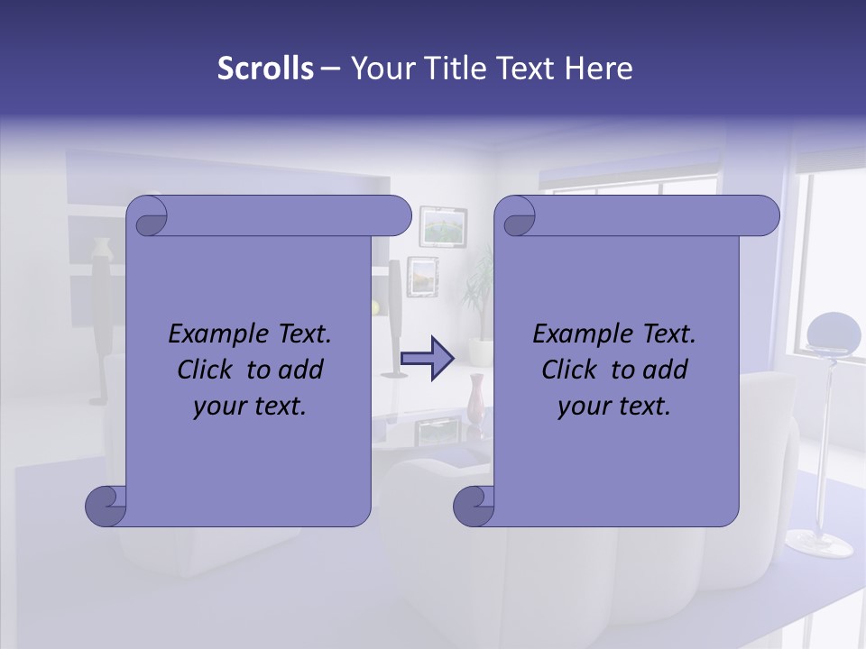 Decor Lifestyle Armchair PowerPoint Template