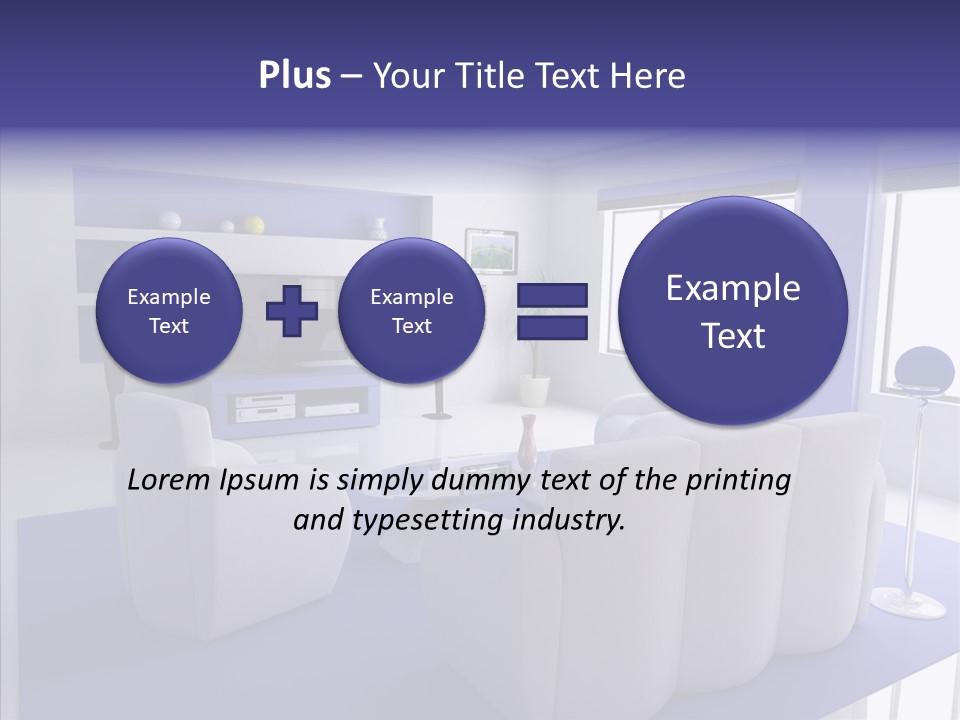 Decor Lifestyle Armchair PowerPoint Template
