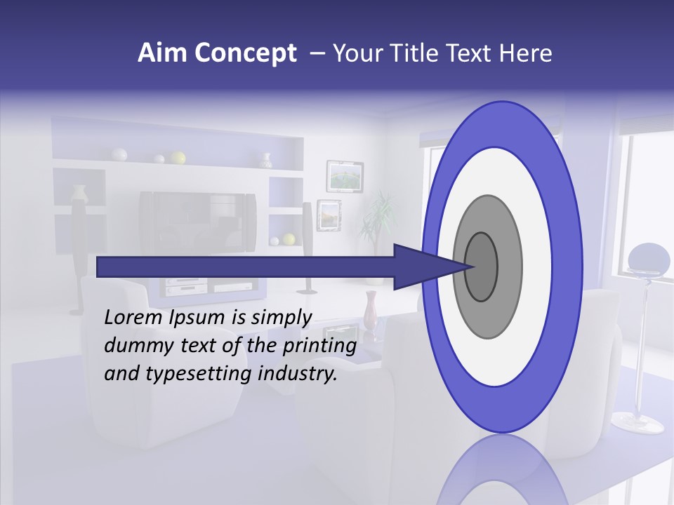 Decor Lifestyle Armchair PowerPoint Template