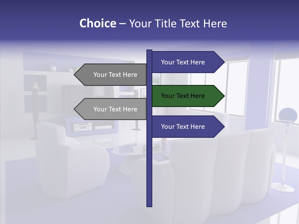 Decor Lifestyle Armchair PowerPoint Template