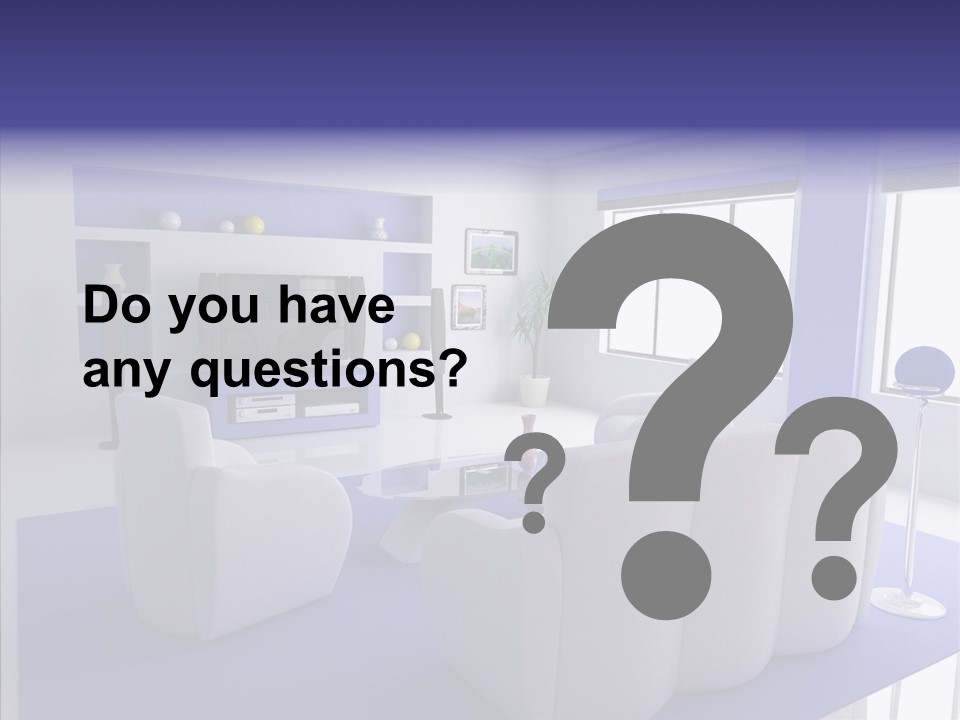 Decor Lifestyle Armchair PowerPoint Template