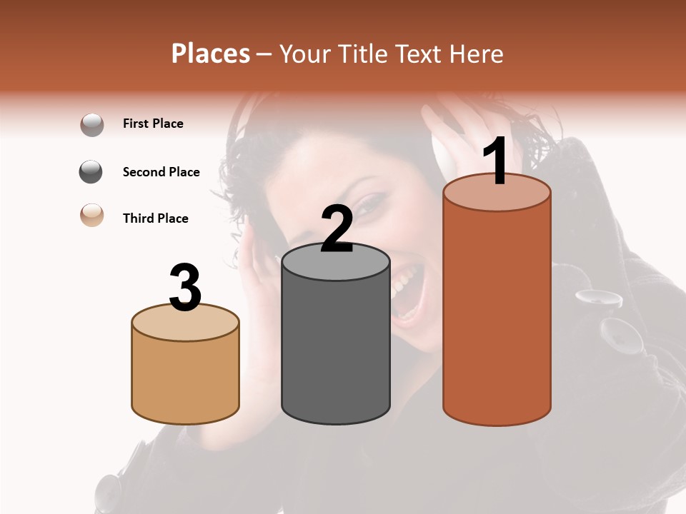 Female Woman Music PowerPoint Template