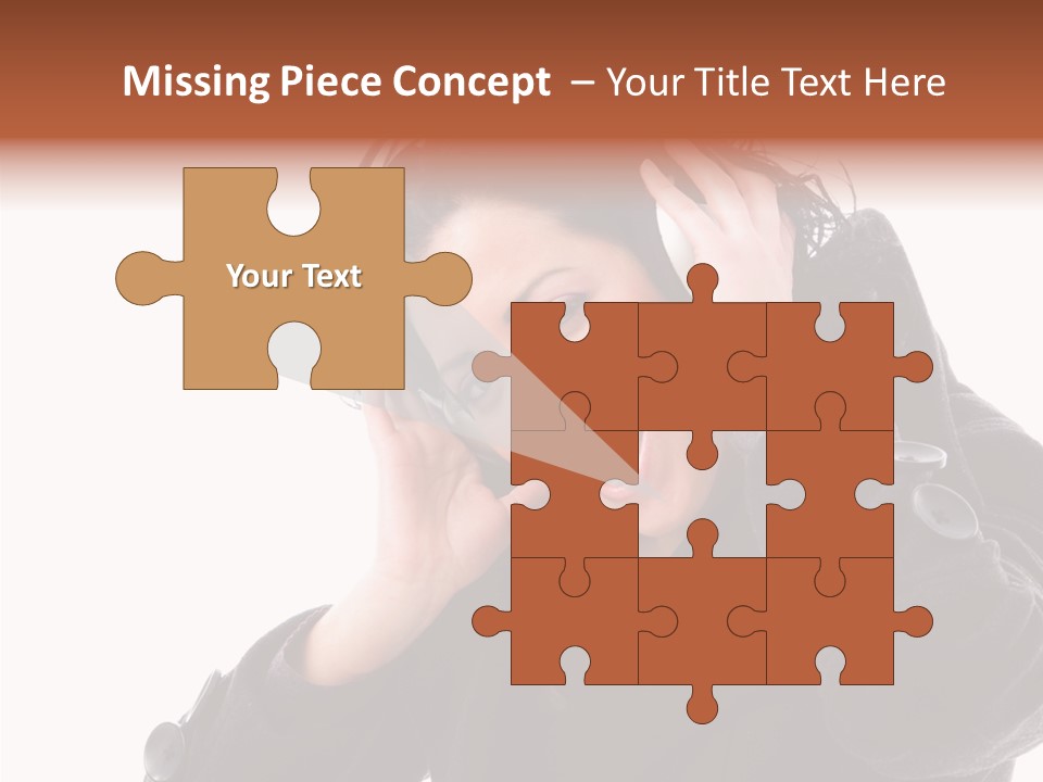 Female Woman Music PowerPoint Template