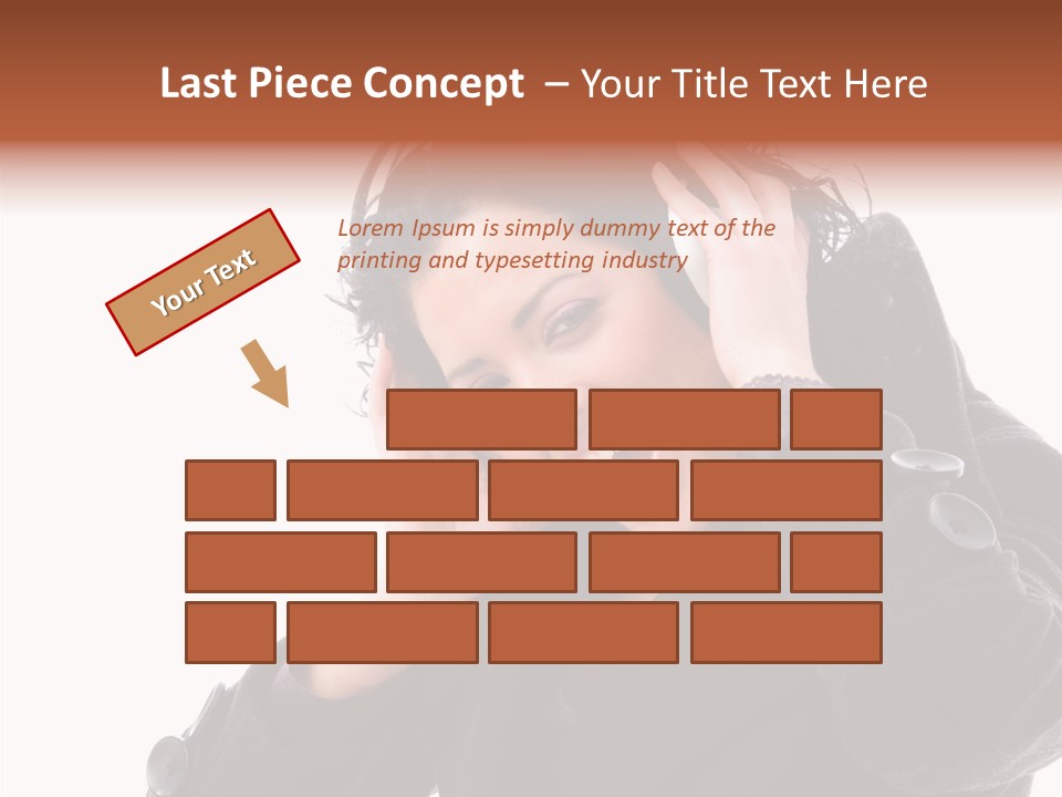 Female Woman Music PowerPoint Template