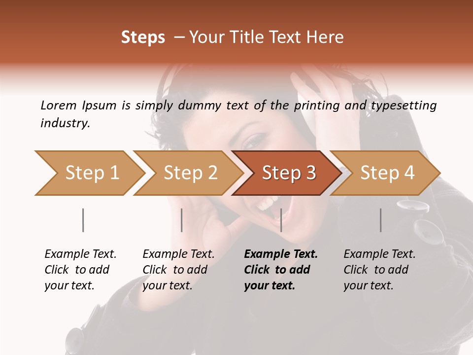 Female Woman Music PowerPoint Template
