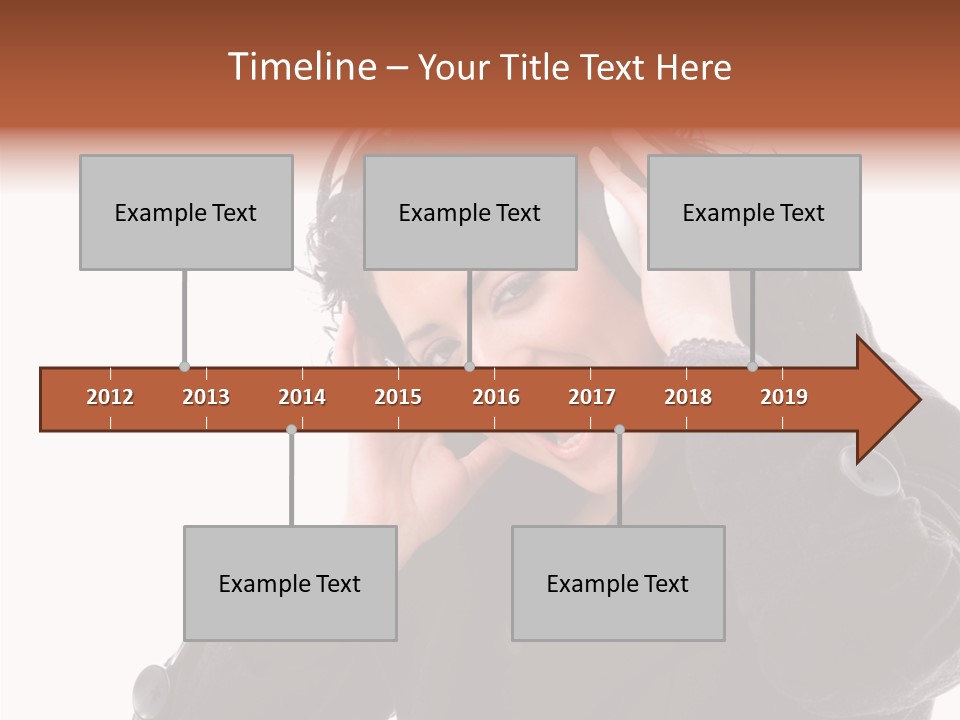 Female Woman Music PowerPoint Template