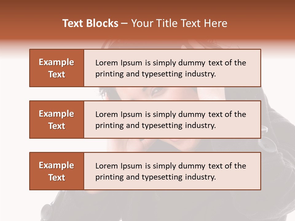 Female Woman Music PowerPoint Template