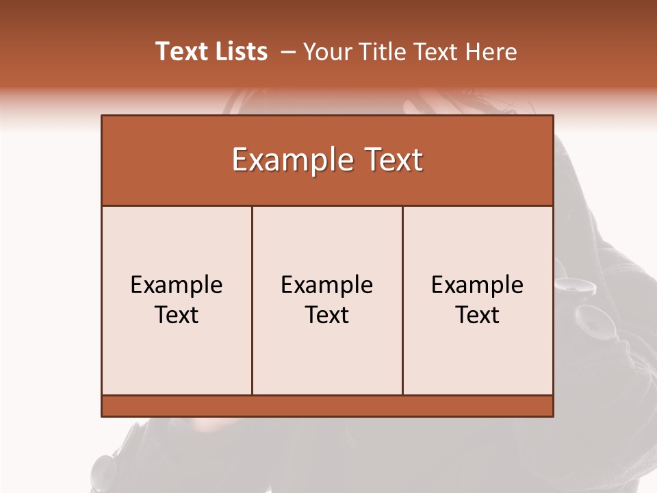 Female Woman Music PowerPoint Template