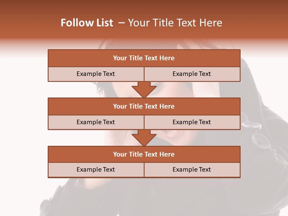 Female Woman Music PowerPoint Template