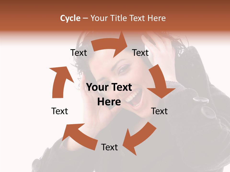 Female Woman Music PowerPoint Template