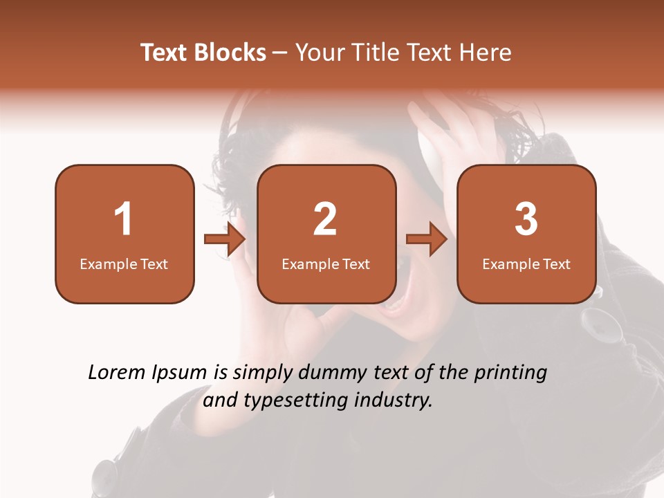 Female Woman Music PowerPoint Template