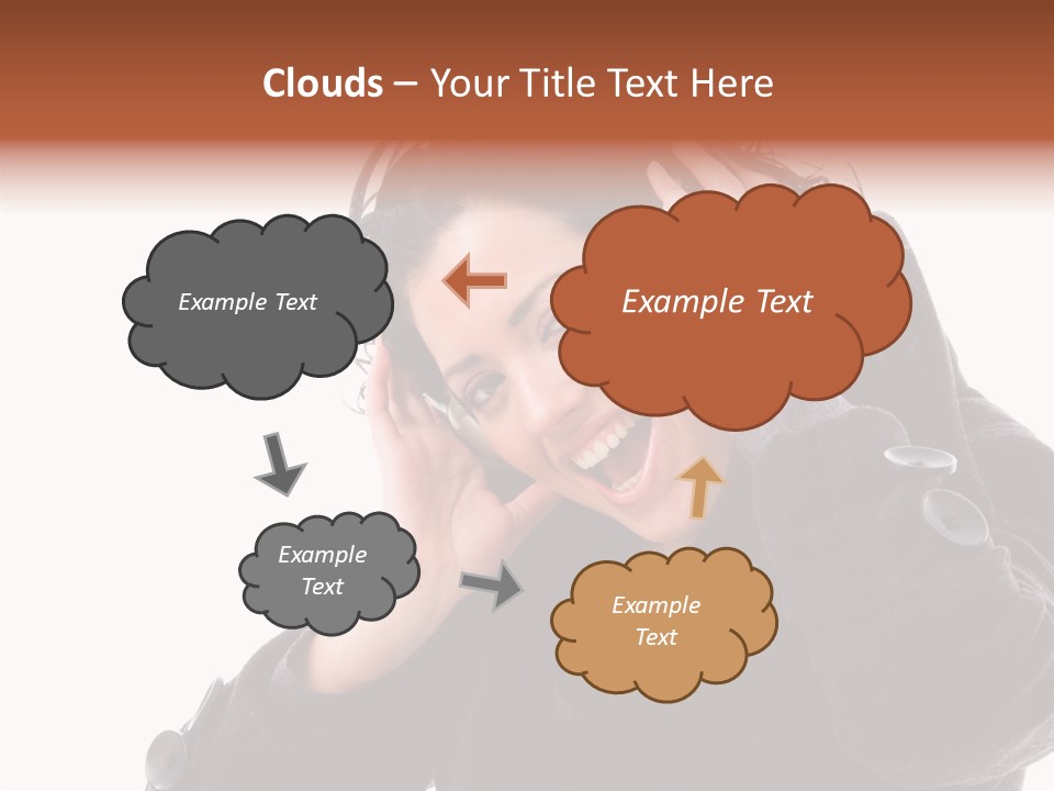 Female Woman Music PowerPoint Template