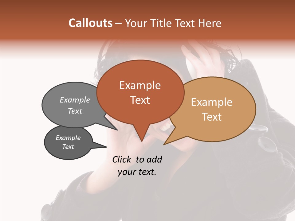 Female Woman Music PowerPoint Template