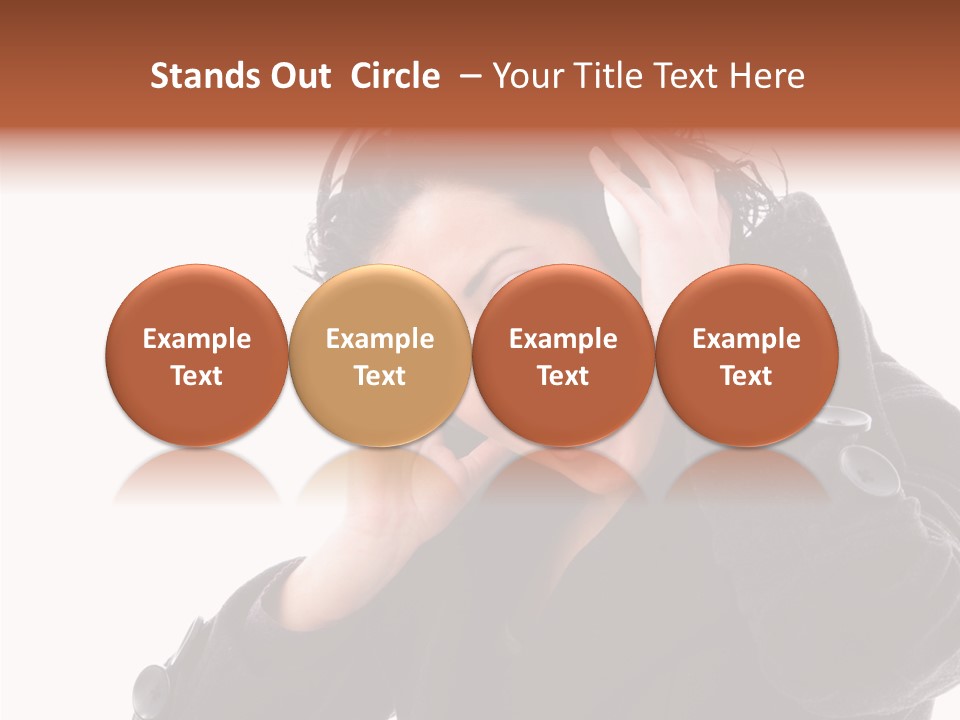 Female Woman Music PowerPoint Template