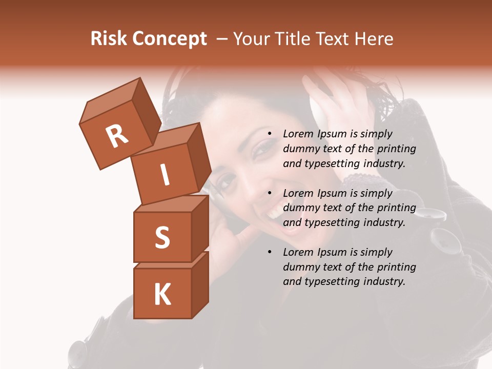 Female Woman Music PowerPoint Template