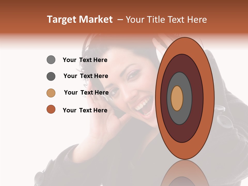 Female Woman Music PowerPoint Template