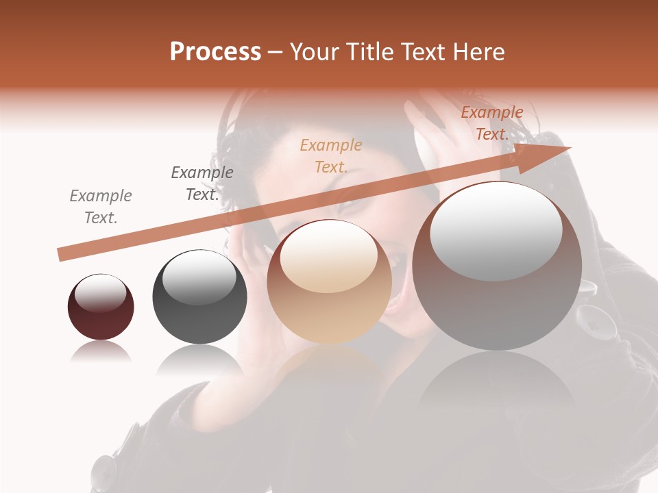 Female Woman Music PowerPoint Template