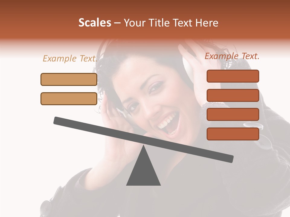 Female Woman Music PowerPoint Template