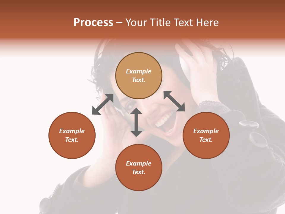 Female Woman Music PowerPoint Template