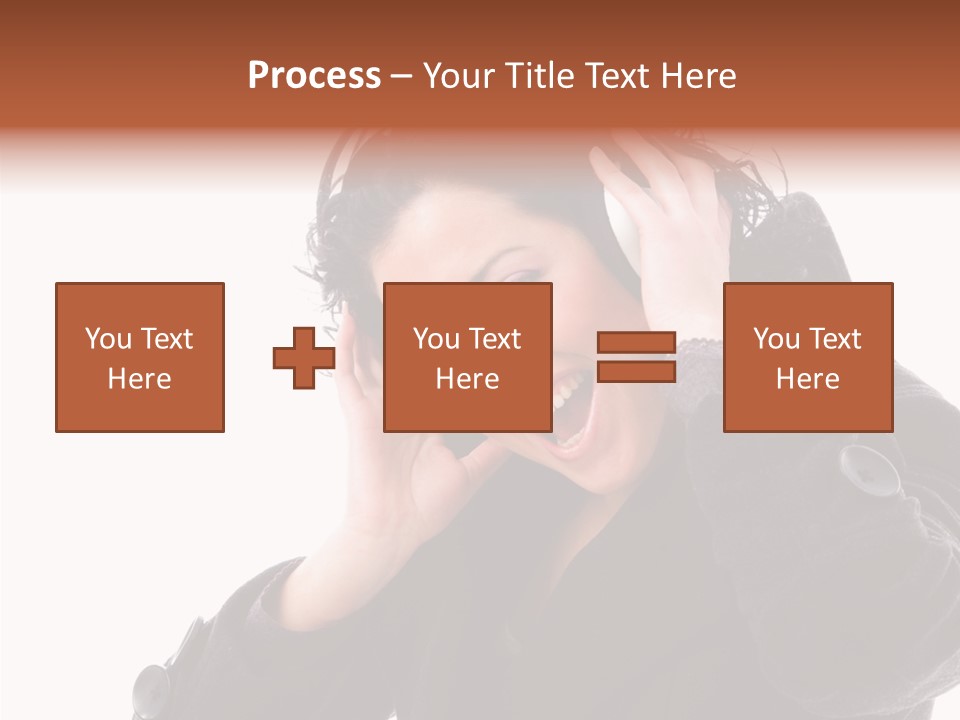 Female Woman Music PowerPoint Template