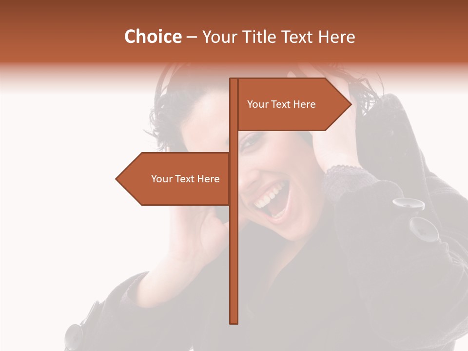 Female Woman Music PowerPoint Template