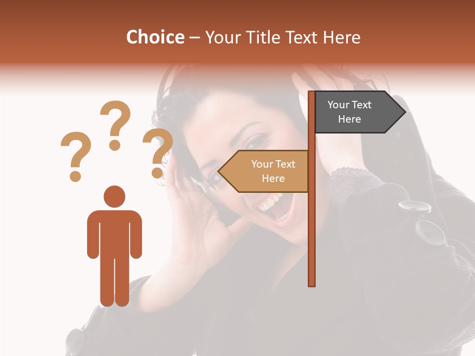 Female Woman Music PowerPoint Template