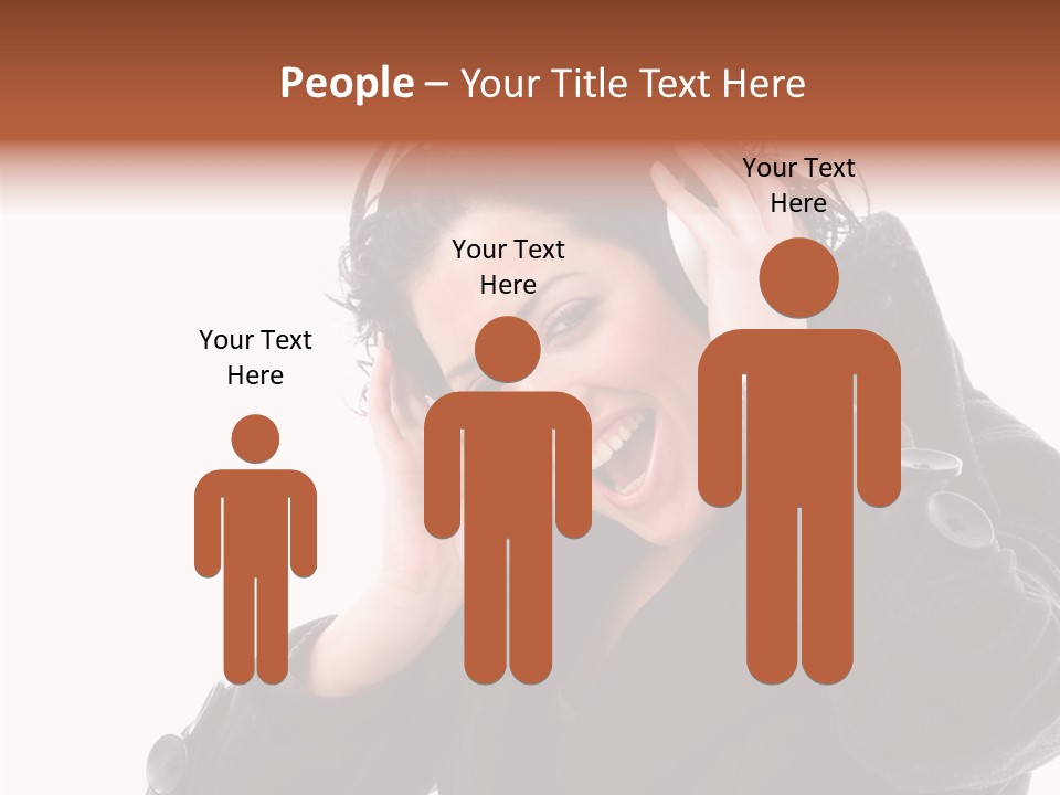 Female Woman Music PowerPoint Template