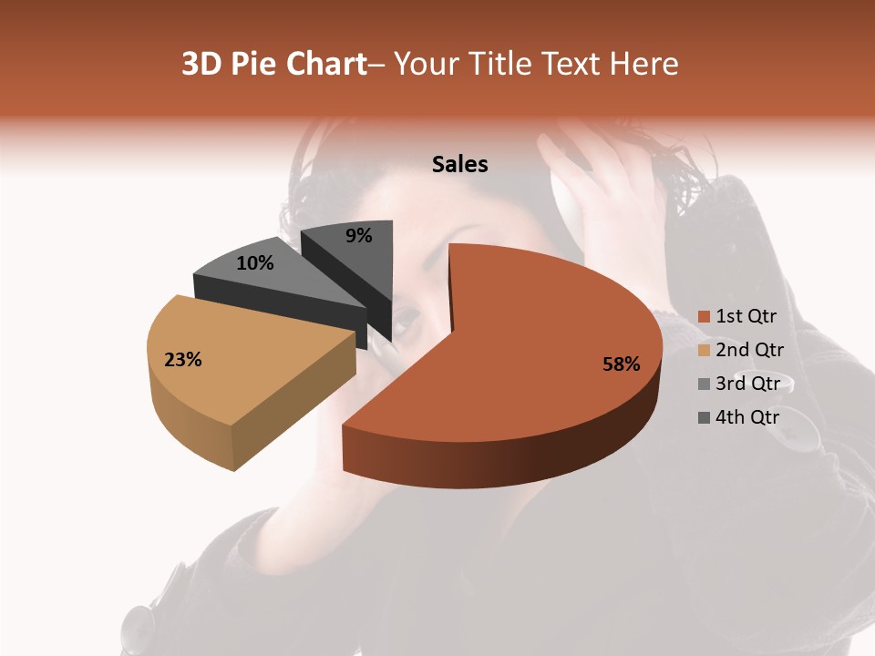 Female Woman Music PowerPoint Template