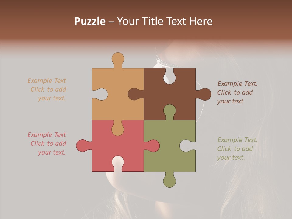 Pretty Fashionable Makeup PowerPoint Template