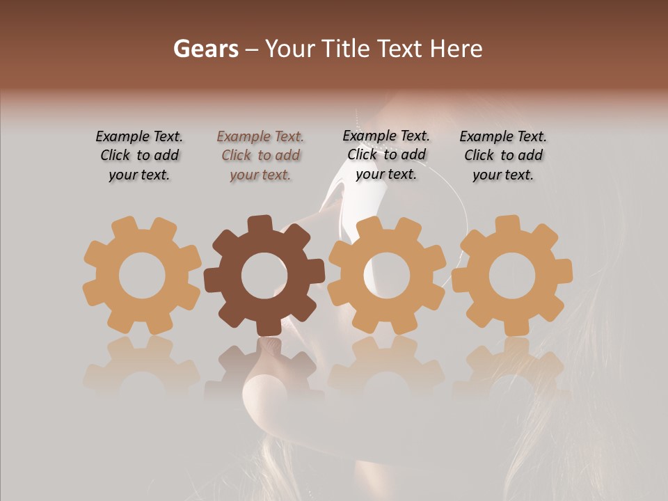 Pretty Fashionable Makeup PowerPoint Template