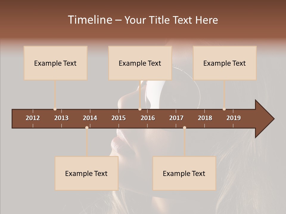 Pretty Fashionable Makeup PowerPoint Template