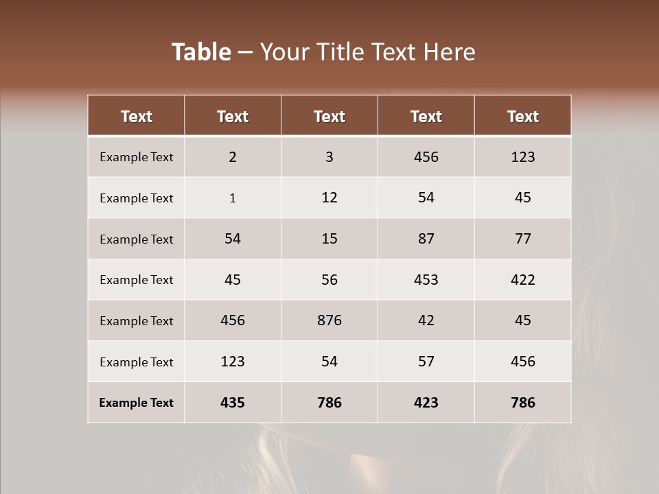 Pretty Fashionable Makeup PowerPoint Template