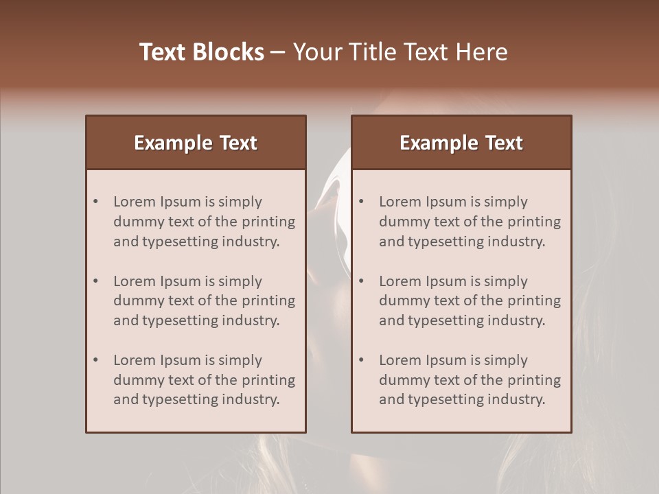 Pretty Fashionable Makeup PowerPoint Template