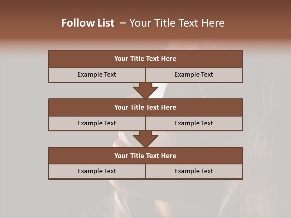 Pretty Fashionable Makeup PowerPoint Template