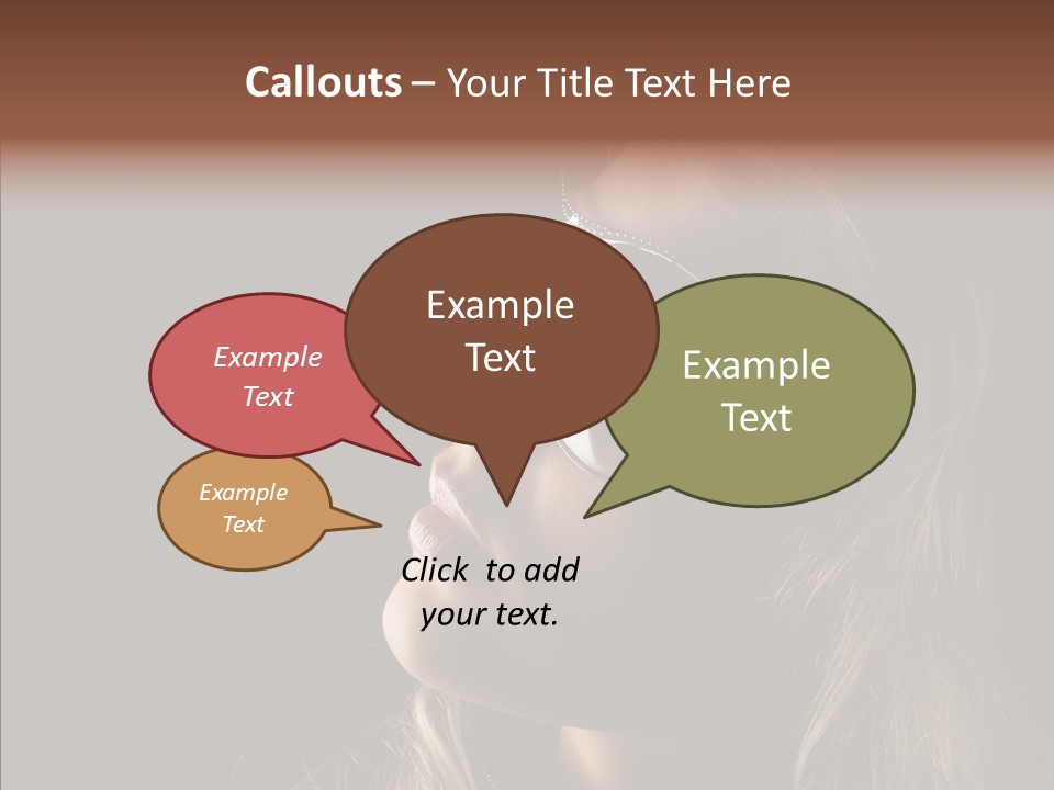 Pretty Fashionable Makeup PowerPoint Template