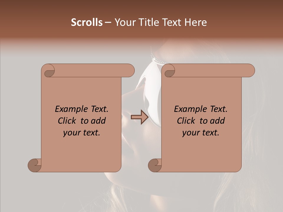 Pretty Fashionable Makeup PowerPoint Template