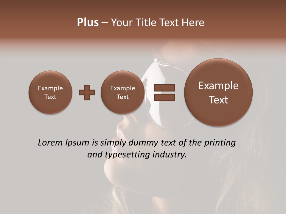 Pretty Fashionable Makeup PowerPoint Template